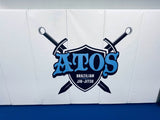 Protection de mur pour un club de jiu-jitsu brésilien