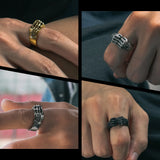 Bague double poings - caractéristiques