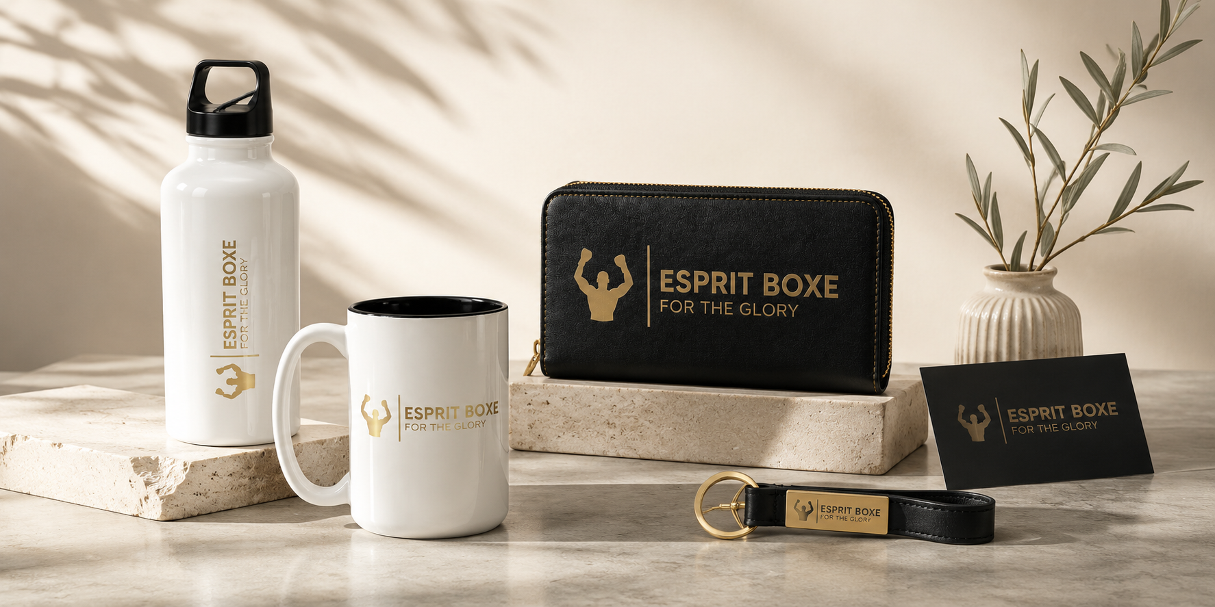 Accessoires de boxe Esprit Boxe : mugs, housses de coussin, sacs de sport et objets cadeau