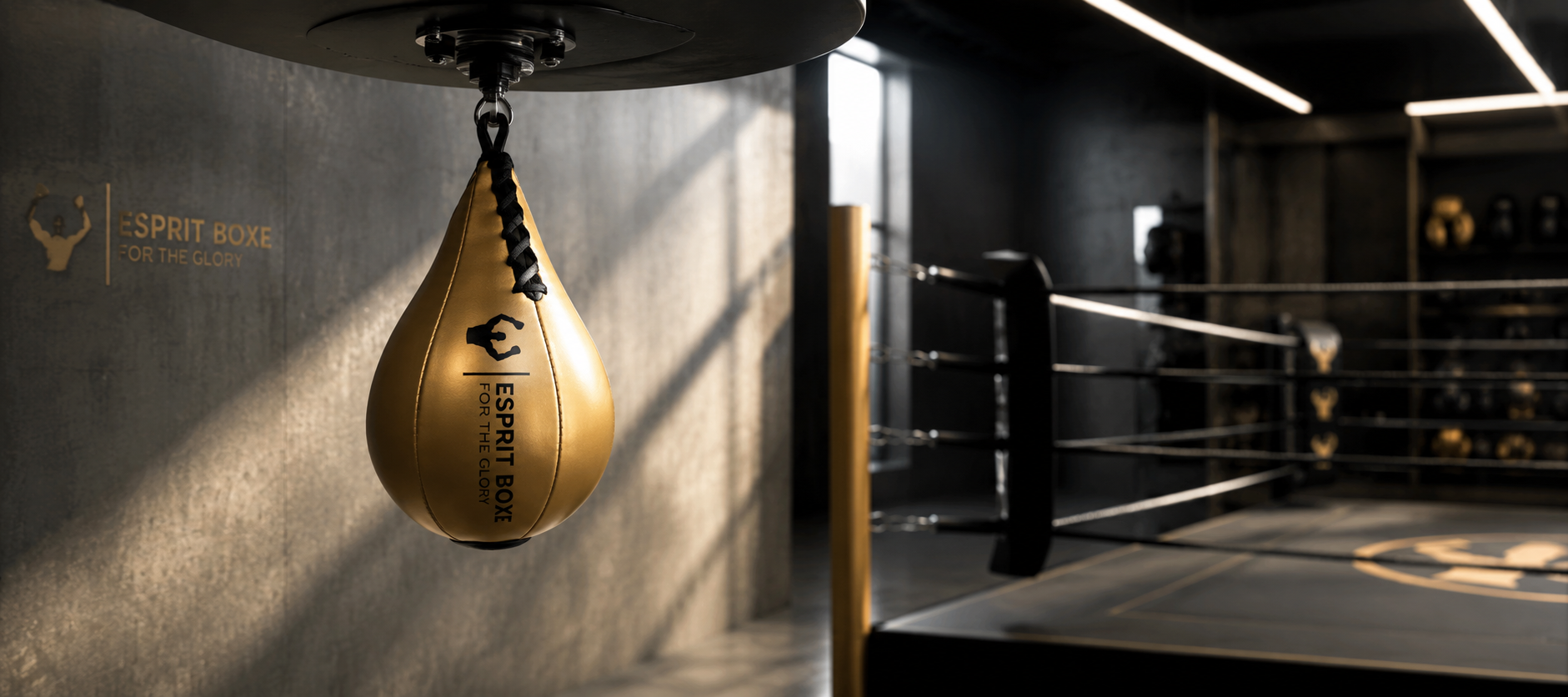 Bannière de la collection poires de vitesse boxe Esprit Boxe