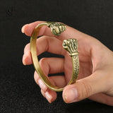 Bracelet double poing vintage