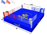 Ring de boxe de compétition pour le Capbreton Boxing Club