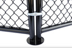 Cage MMA montage rapide - Détail de la liaison entre poteaux MMA