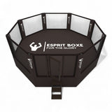 Cage MMA sur podium Esprit Boxe