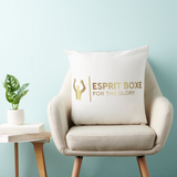 Coussin Esprit Boxe (sur canapé)