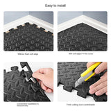 Dalles de Sol en Caoutchouc Premium pour Fitness et Yoga - détails des bordures