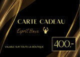 Carte cadeau Esprit Boxe 400 euros