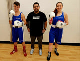 Combinaison de boxe amateur pour le boxing club fribourg