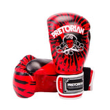 Gants de boxe Pirate rouge, cuir PU