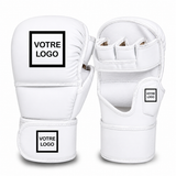 Gants de MMA personnalisé - couleur blanc