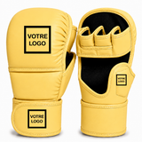 Gants de MMA personnalisé - couleur jaune
