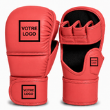 Gants de MMA personnalisé - couleur rouge