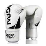 Gants de boxe Gingpai blancs