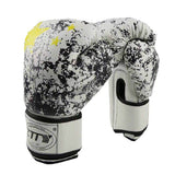 Gants de boxe Tueur russe blanc, cuir PU