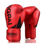 Gants de boxe Gingpai rouges