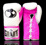 Gants de boxe Grant (Rose et Blanc)