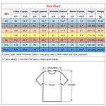 Guide des tailles pour T-shirts boxe