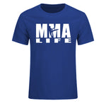 T-Shirt MMA Life (bleu)