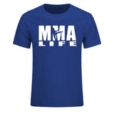T-Shirt MMA Life (bleu)
