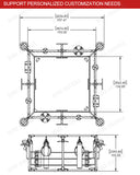Ring de boxe multifonction, dimensions