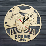 Horloge Boxing (bois)