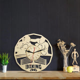 Horloge Boxing (bois)