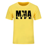 T-Shirt MMA Life (jaune)