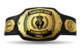 Ceinture de boxe personnalisée pour le Champion de France de K1