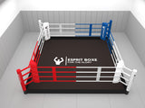 Ring de boxe autoportant et démontable Esprit Boxe, structure acier galvanisé