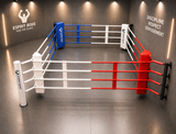Ring de boxe avec fixations murales