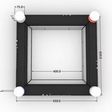 Ring de boxe gonflable - vue de dessus