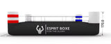 Ring de boxe gonflable - vue de profil