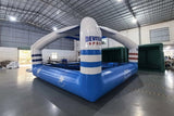 Ring de boxe gonflable avec tonnelle personnalisé, détail de la tonnelle
