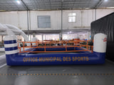 Ring de boxe gonflable pour l'Office Municipal des Sports.