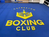 Ring de boxe pour les compétitions - bâche de ring coleur bleu