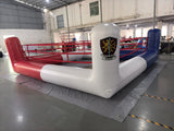 Ring de boxe gonflable personnalisé couleur bleu blanc rouge