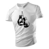 T shirt Gants de boxe (couleur blanc)
