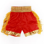 Short boxe Kickboxing (couleur rouge et or)