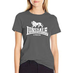 T-Shirt Lonsdale (pour femme) - gris