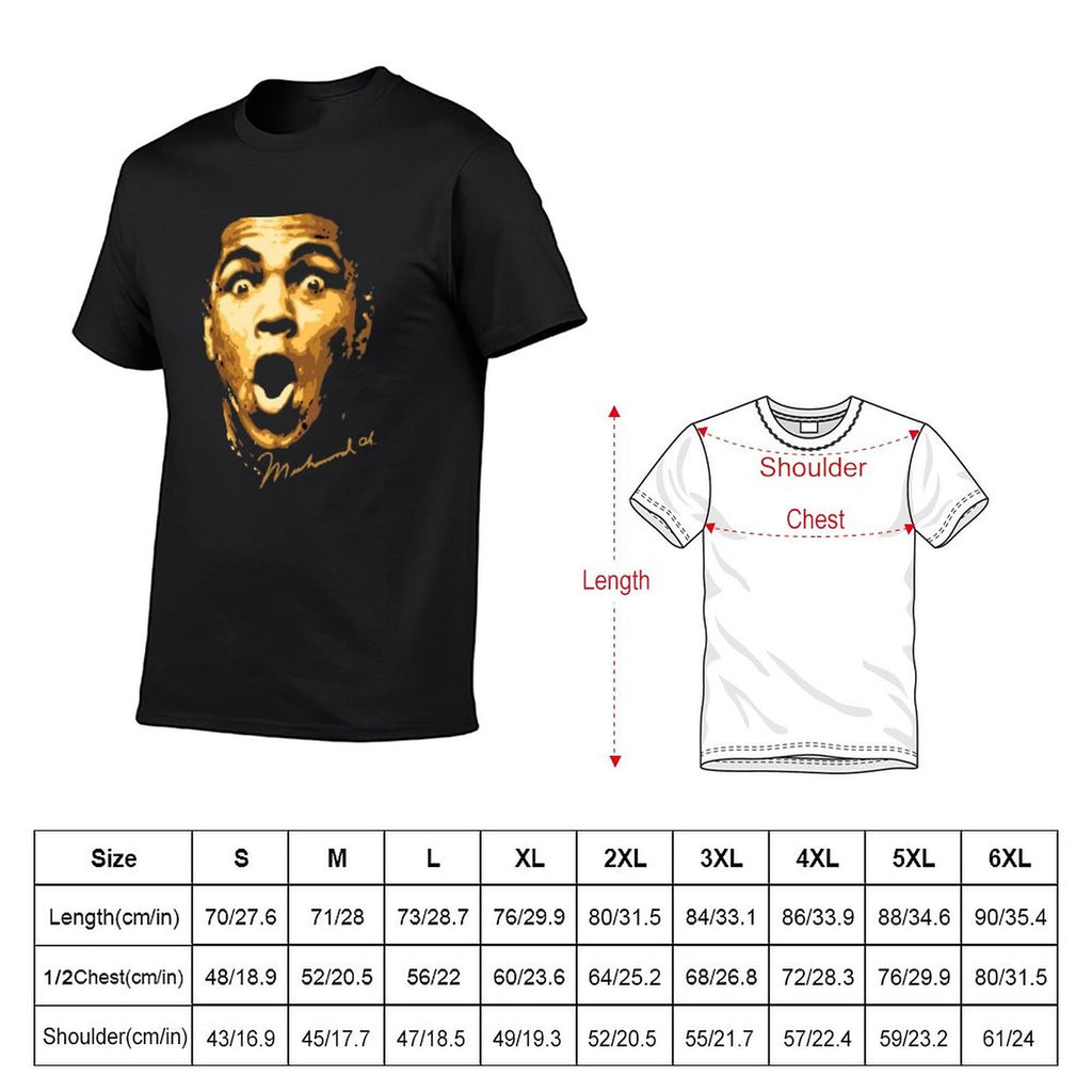 T-shirt Mohamed Ali manches courtes boxy fit imprimé - Tee-shirts