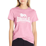 T-Shirt Lonsdale (pour femme) - rose