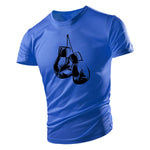 T shirt Gants de boxe (couleur bleu)