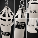 Sac de frappe lourd Canelo Alvarez 150 cm cuir PU — Détails sangles et coutures