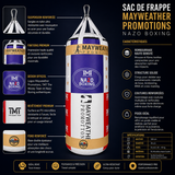 Sac de frappe MAYWEATHER PROMOTION (blanc)- détails