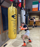 Magnifique sac de frappe doré pour amateurs et professionnels