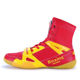 Chaussures Boxing Series (couleur rouge et jaune)