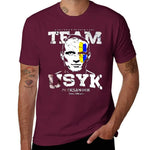 T-Shirt Team Usyk - maron