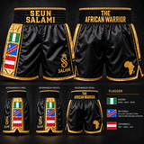 Short de boxe personnalisé avec broderies premium