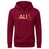 Sweat boxe Mohamed Ali de couleur bordeau
