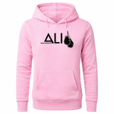 Sweat boxe Mohamed Ali de couleur rose